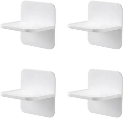 Image de Lot de 4 fixations autocollantes pour meubles – Antidérapantes, sans perçage ni vis (sécurité bébé)