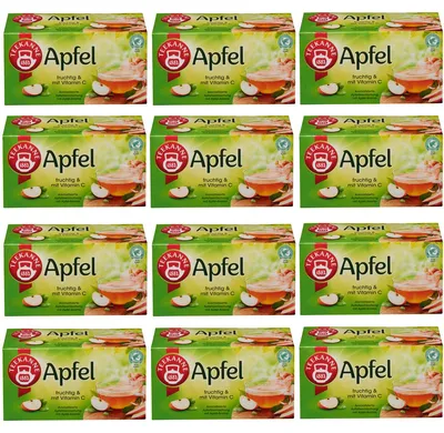 Obrázek produktu pro Čajová konvice jablečná směs ovocná s vitamínem C 60g 12 balení