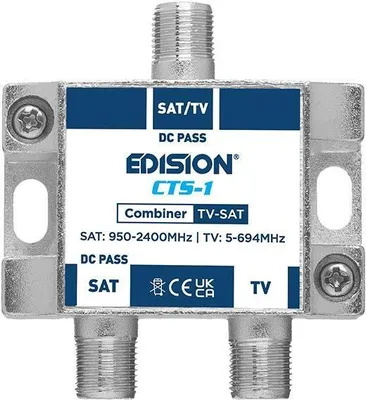 Produktbild von Edision CTS-1 Einschleusweiche SAT/TV mit DC-Pass