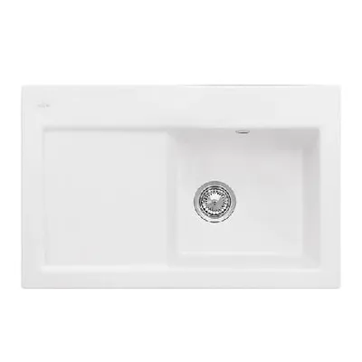 Produktbild von Villeroy & Boch Keramikspüle 671401R1, Subway 45 Einbauspüle - inkl.