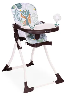 Obrázek produktu pro EcoToys HC301-2401 Skládací dětská jídelní židlička s hračkami džungle