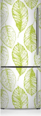 Produktbild von Dekoration Kühlschrank Aufkleber Magnete Küche Kühlschrankmagnete 70x190 cm - Grüne Blätter