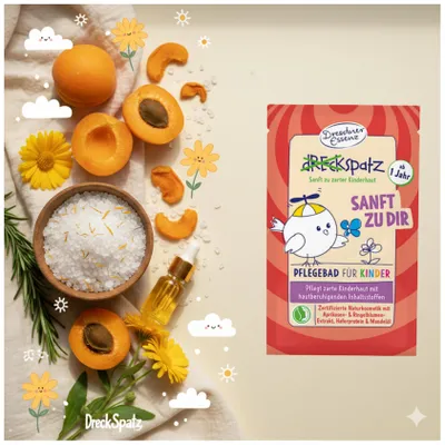 Produktbild von Zartes Bad - Badesalz für Kinder 1+ 60g - DreckSpatz, Dresdner Essenz