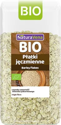 PŁATKI JĘCZMIENNE BIO 300 g - NATURAVENA