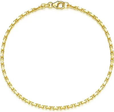 Produktbild von SILBERKETTEN STORE Ankerkette Armband 1,9mm - 333 Gold, Länge wählbar 17-23cm - 21cm