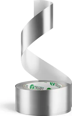 Obrázok produktu pre V1 Trade - Hliníková Lepiaca Páska, Samolepiaca Hliníková Páska, Opravná Páska Alu Páska na Opravy - 1 Rolka (48 mm x 50 m)