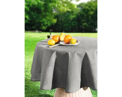 Produktbild von Gartentischdecke dunkelgrau Ø 160 cm