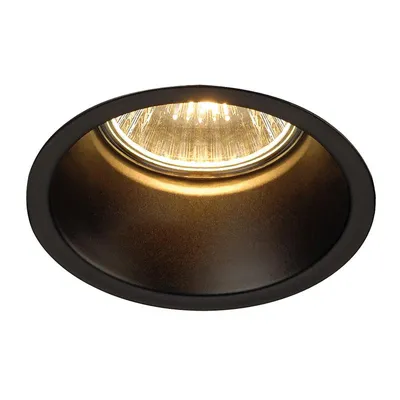 Image de Horn GU10 Downlight, rond, noir mat, max. 50W