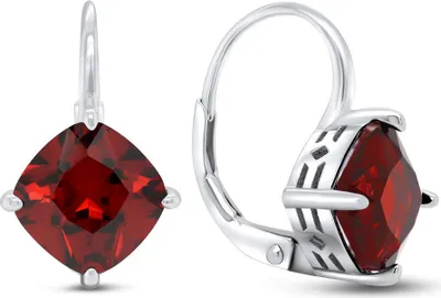 Immagine prodotto di Orecchini in argento con zirconi rossi EA304WR