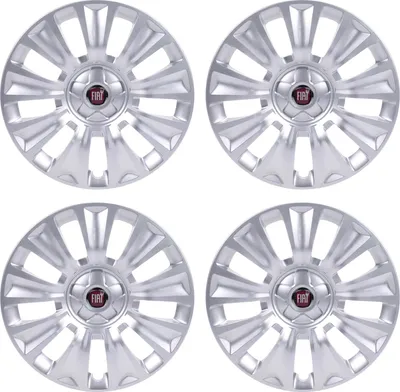 Immagine prodotto di Coprimozzo originali, set da 4, compatibili con Fiat Tipo dal 2015 - codice prodotto: 735650525