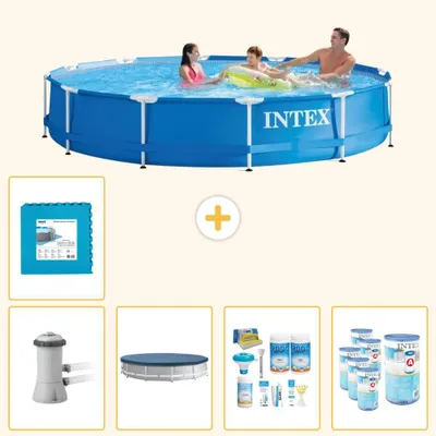 Obrázek produktu pro Bazén s rámem – kulatý – 366 x 76 cm – 6 dílů – model SCB16