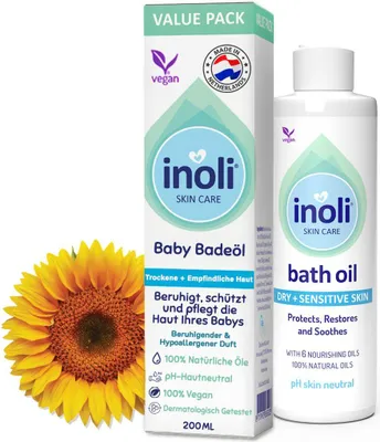 Productafbeelding van Inoli Badolie intensief vettend (200 ml)