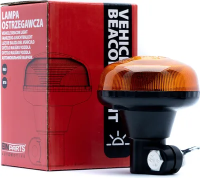 Image de lampe d'avertissement à LED 54W avec broche, homologation R65, alimentation 1224V, ORANGE
