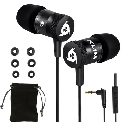 Produktbild von Fusion In-Ear Kopfhoerer mit Mikrofon und Memory Foam Jack Integrated Microphone Schwarz