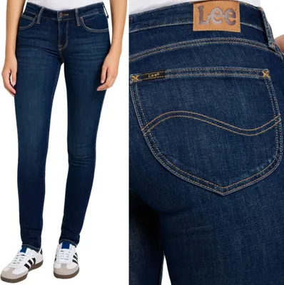 Produktbild von Lee Scarlett, einfarbig, blau, Marineblau, Damen-Skinny-Jeans, W28 L31