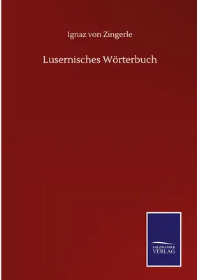 Produktbild von Lusernisches Wörterbuch