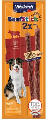 Zdjęcie produktu dla Przysmak dla psa VITAKRAFT Beef Sticks kabanosy z wołowiny 2 szt