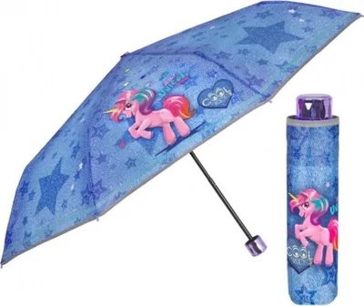 Produktbild von Cool Kids, Faltbarer Regenschirm UNICORN, 15622