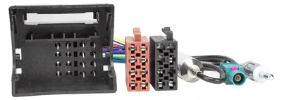 Radioadapter Quadlock auf ISO + Antenne Fakra/DIN für Citroën/Peugeot