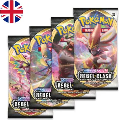 Zdjęcie produktu dla Pokémon SWSH02 Sword and Shield Rebel Clash Booster Pack - język angielski