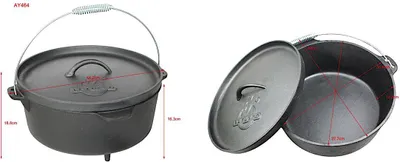 Produktbild von El Fuego Dutch Oven 11,28 Liter