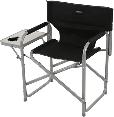 Productafbeelding van Regatta - Opvouwbare campingstoel RG4009 (één maat) (zwart/grijs)