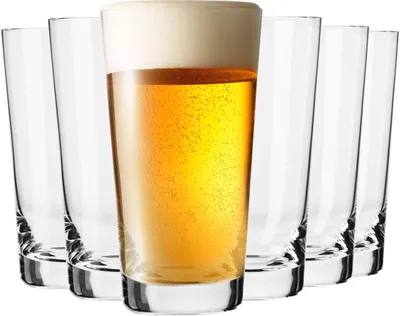 Obrázek produktu pro Skleněný půllitr na pivo Krosno, 530 ml, 6 ks