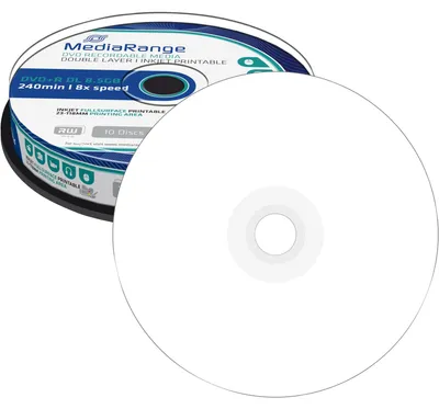 Obrázok produktu pre MediaRange MR468 DVD blank 8,5 GB DVD+R DL 10 jednotiek