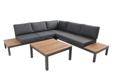 Produktbild von MWH Reno Loungemöbelset Aluminium 4-tlg.