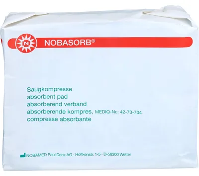 Produktbild von NOBASORB 10 x 20 cm, 25 St. Kompressen
