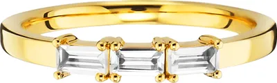 Produktbild von cai Ring 925/- Sterling Silber vergoldet Weißtopas