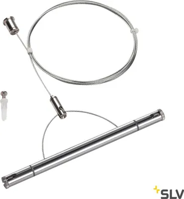 Produktbild von SLV 1002699 TENSEO Drahtseilabhängung chrom