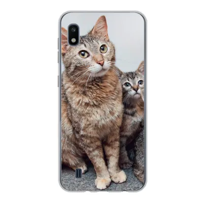 Produktbild von MuchoWow® Handyhülle Schutzhülle Hülle für Samsung Galaxy A10 Katze - Kätzchen - Fell Silikon Softcase Handy Hülle - Schutzhülle