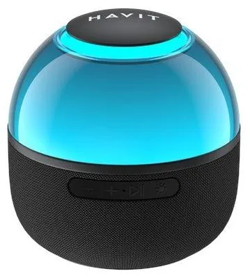 Zdjęcie produktu dla Havit SK900BT - głośnik bezprzewodowy bluetooth, czarny, 5,7 cm, 3 W, Bezprzewodowy, 10 m, Głośnik mono przenośny, Czarny