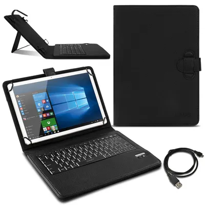 Produktbild von Tablet Hülle für Telecast P20 HD Tasche Tastatur Bluetooth Deutsch QWERTZ Case