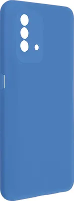 Produktbild von Avizar, Soft-Touch Hülle Oppo A74 halbsteif rutschfest, Blau