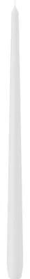 Produktbild von Spitzkerzen durchgefärbt Weiß 400 x Ø 25 mm, 6 Stück