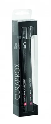 Obrázok produktu pre Curaprox Sada zubných kefiek - CS Ultra Soft 5460 2-pack Black is White