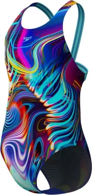 Zdjęcie produktu dla Strój kąpielowy Speedo Girls Digital Placement Powerback , Rozmiary dziecięce:176