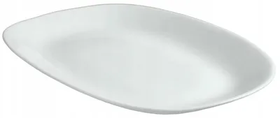 Produktbild von Servierplatte - Ovale Anrichteplatte - 22 x 16 cm - Silber