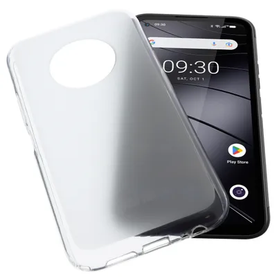 Produktbild von foto-kontor Hülle kompatibel mit Gigaset GX6 Schutzhülle Tasche Gummi TPU Schutz Handytasche transparent