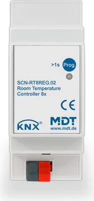 Produktbild von MDT SCN-RT8REG.02 Temperaturregler 8-fach 2TE REG
