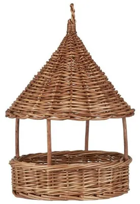 Produktbild von Ib Laursen Vogelfutterhaus aus Weidenholz (23x35cm)