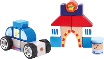 Produktbild von Holzbausteine, Polizei