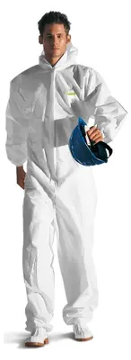 Produktbild von Sir Safety Chemtex Einwegschutzanzug Asbest- und Chemikalienschutz weiß 25 Stück