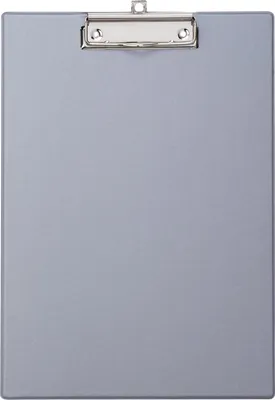 Produktbild von MAUL Klemmbrett A4 Hochformat Karton Folie silber