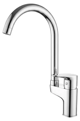 Immagine prodotto di Miscelatore da cucina cromato con leva superiore, modello Casa CR-1202-CS, marca Aquanello