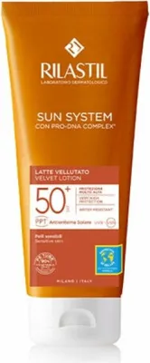 Image de RILASTIL Sun System SPF50+ Velluto Milk 200ML