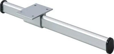 Produktbild von Hettich Kleiderstange 225 x 10 x 20 mm Aluminium Kunststoff silberfarben