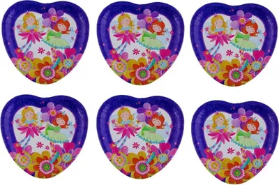 Productafbeelding van Teller 23x24, HERZ, Bloemenelfjes, 6 stuks.
